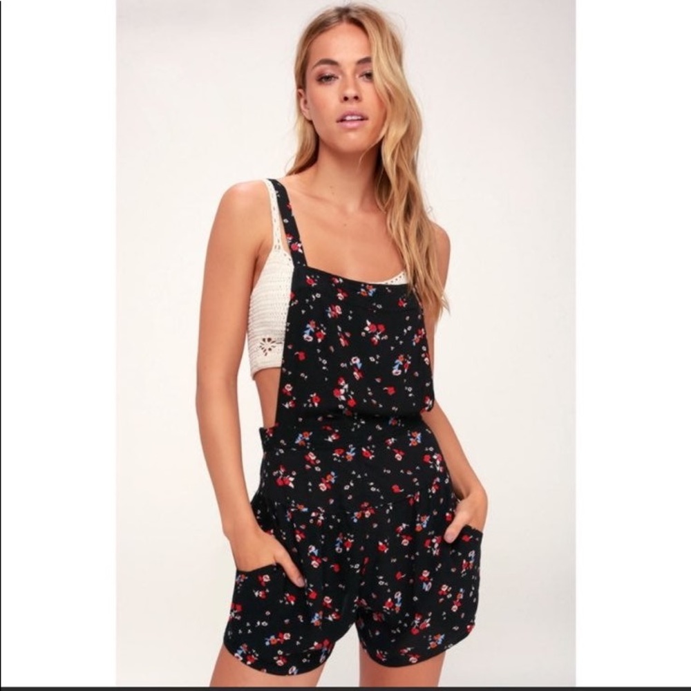 free people floral romper